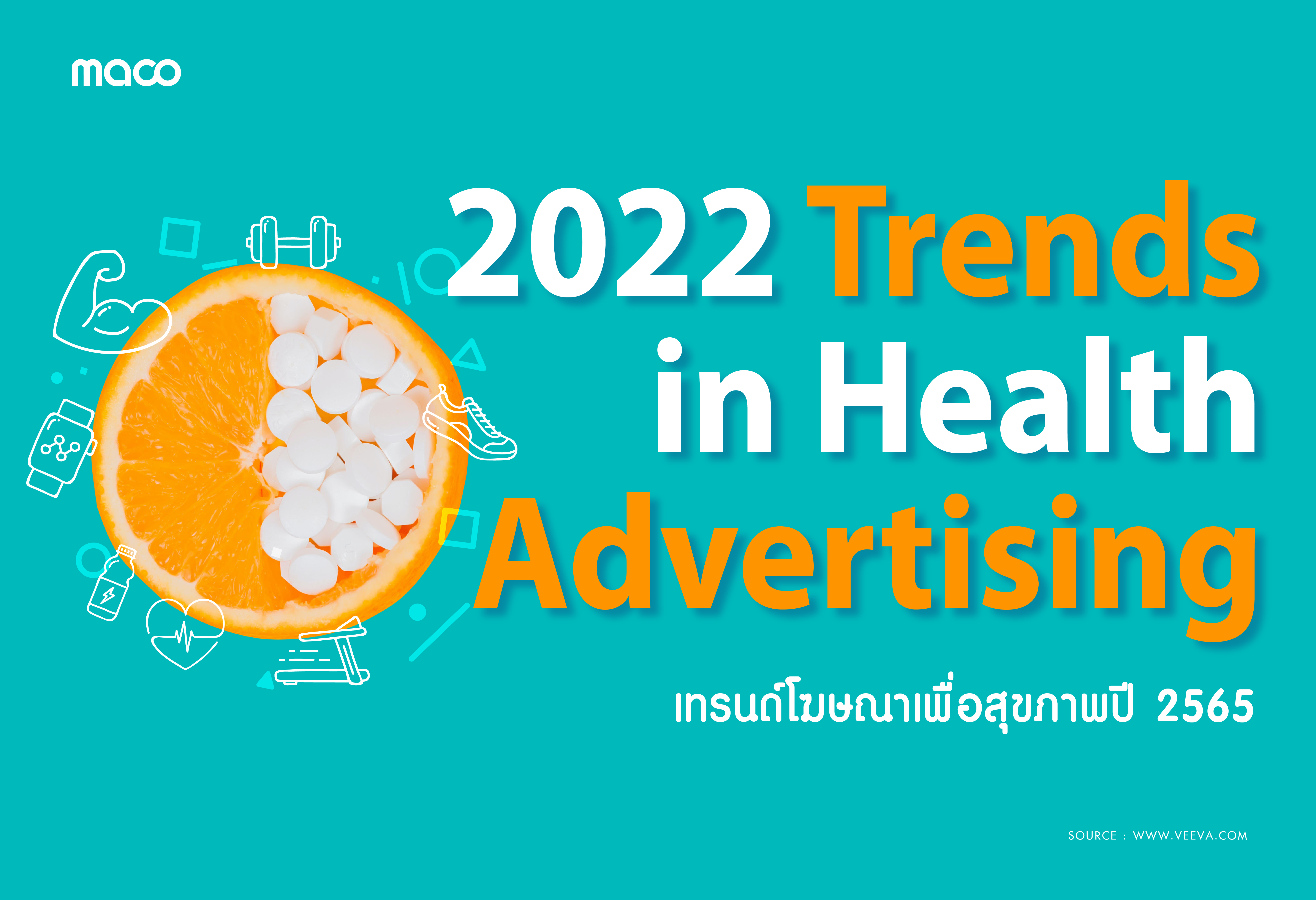 เทรนด์โฆษณาเพื่อสุขภาพ ปี 2022