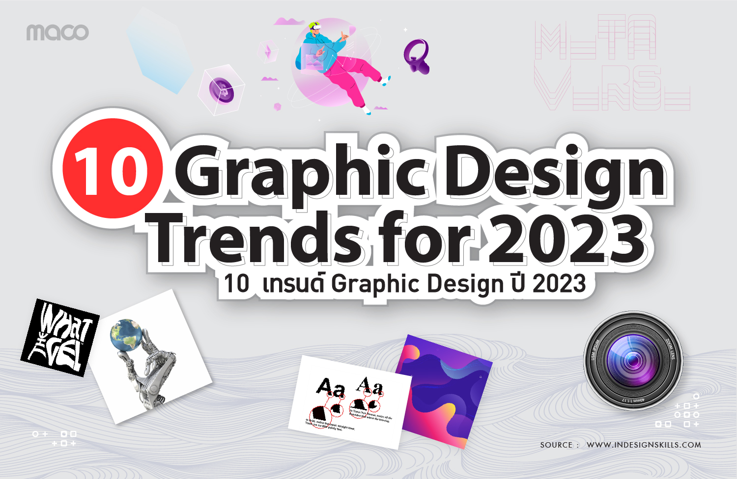 10 เทรนด์ Graphic Design ปี 2023